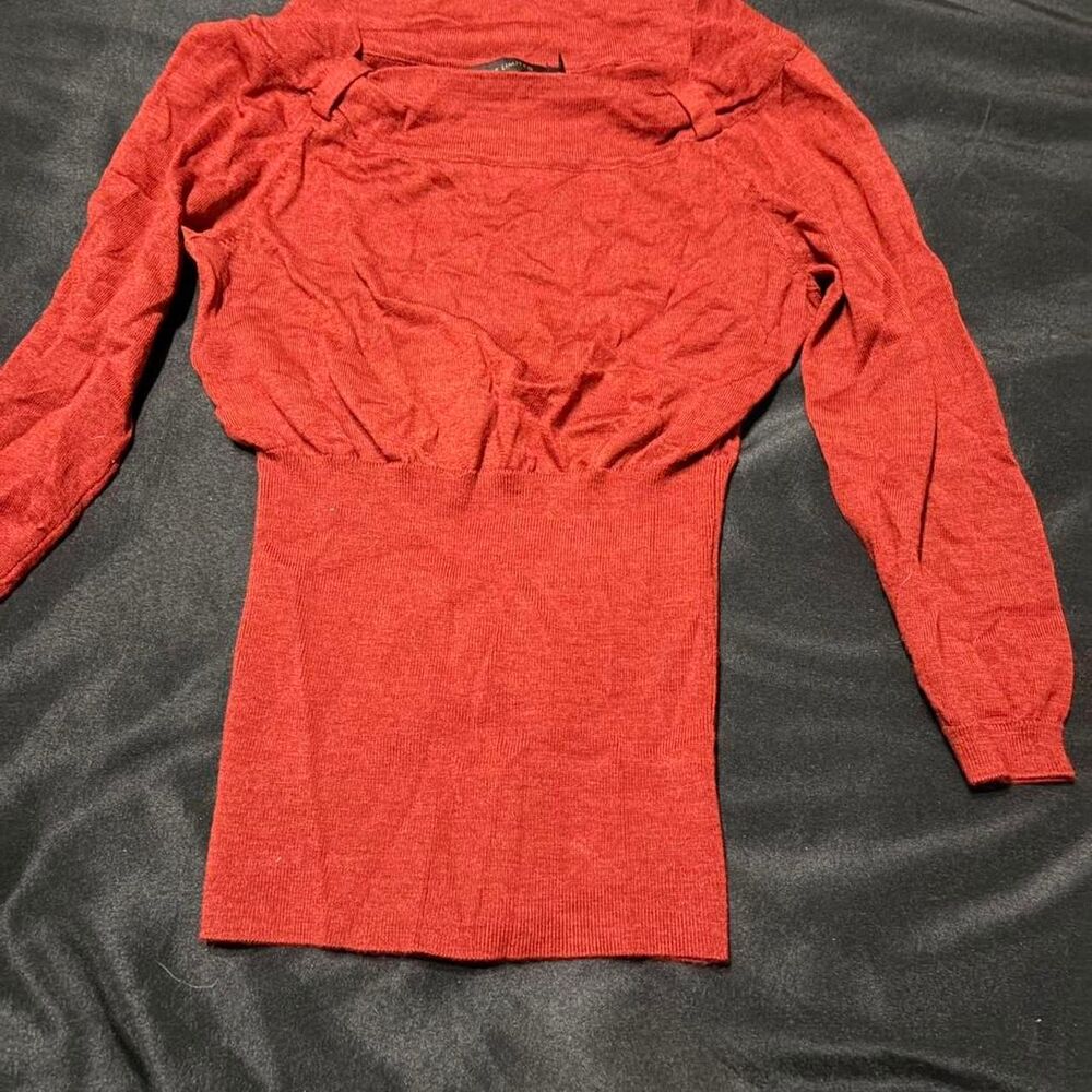 The-limited Women's Red and Orange Jumper